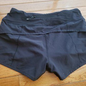 LuluLemon Womens Shorts Black CA 35801 RN 106259